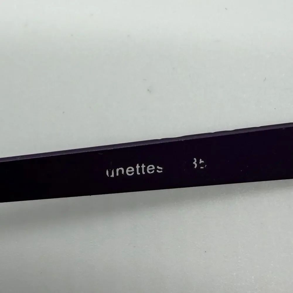 Cafe Lunettes CAFE3297 C2 Womens Purple Eyeglasses Floral Metal Frames Only 52mm